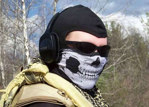 MOTORCYCLE SKULL BANDANA