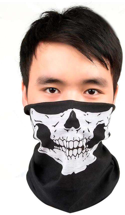 MOTORCYCLE SKULL BANDANA