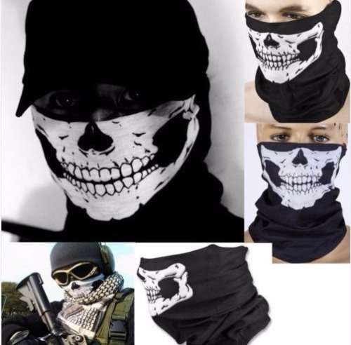 MOTORCYCLE SKULL BANDANA