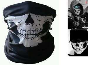 MOTORCYCLE SKULL BANDANA