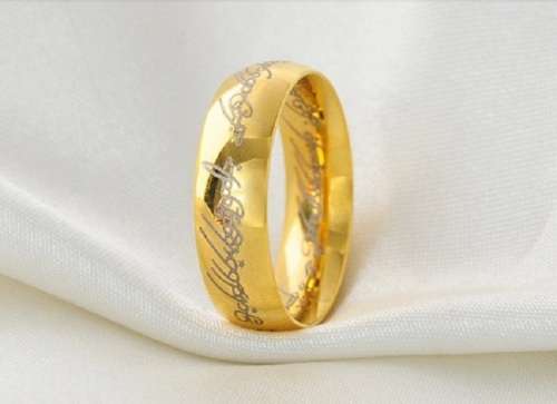 Exquisite! 18K Yellow Gold Plated 6mm Ring - Size 12 (X 1/2)
