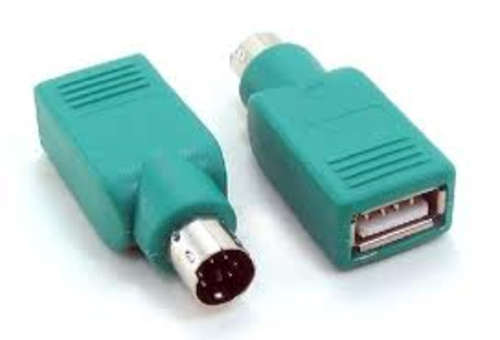 PS2 Male to USB Female Adapter