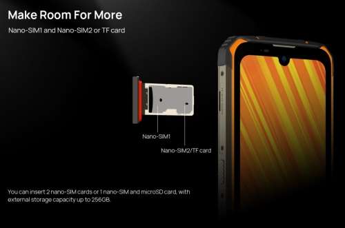 DOOGEE S59 Pro Rugged Phone, 4GB+128GB, MASSIVE BATTERY 10050mah Waterproof Shockproof, MIL-STD-810G