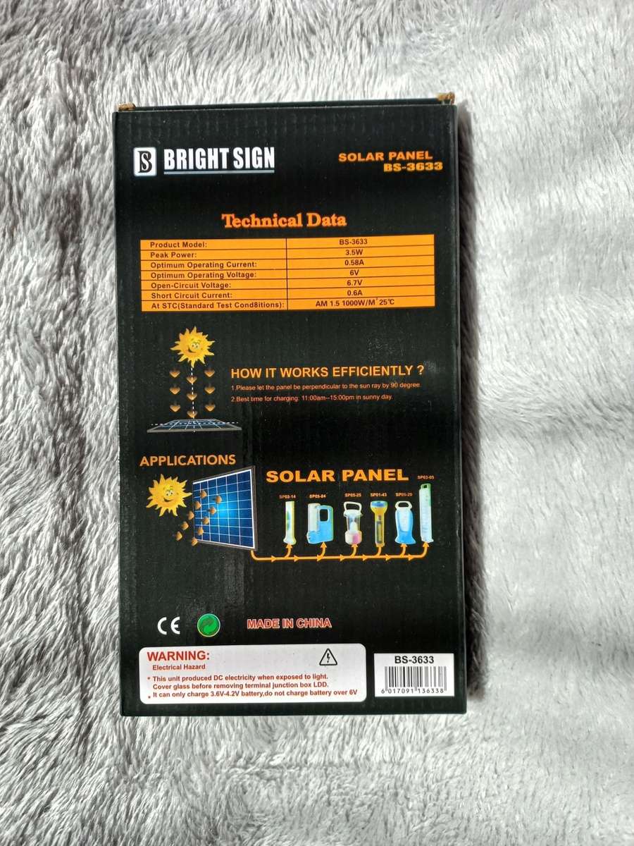 SOLAR PANEL - CHARGING PHONES, LAPTOPS, POWERBANKS, LIGHTS