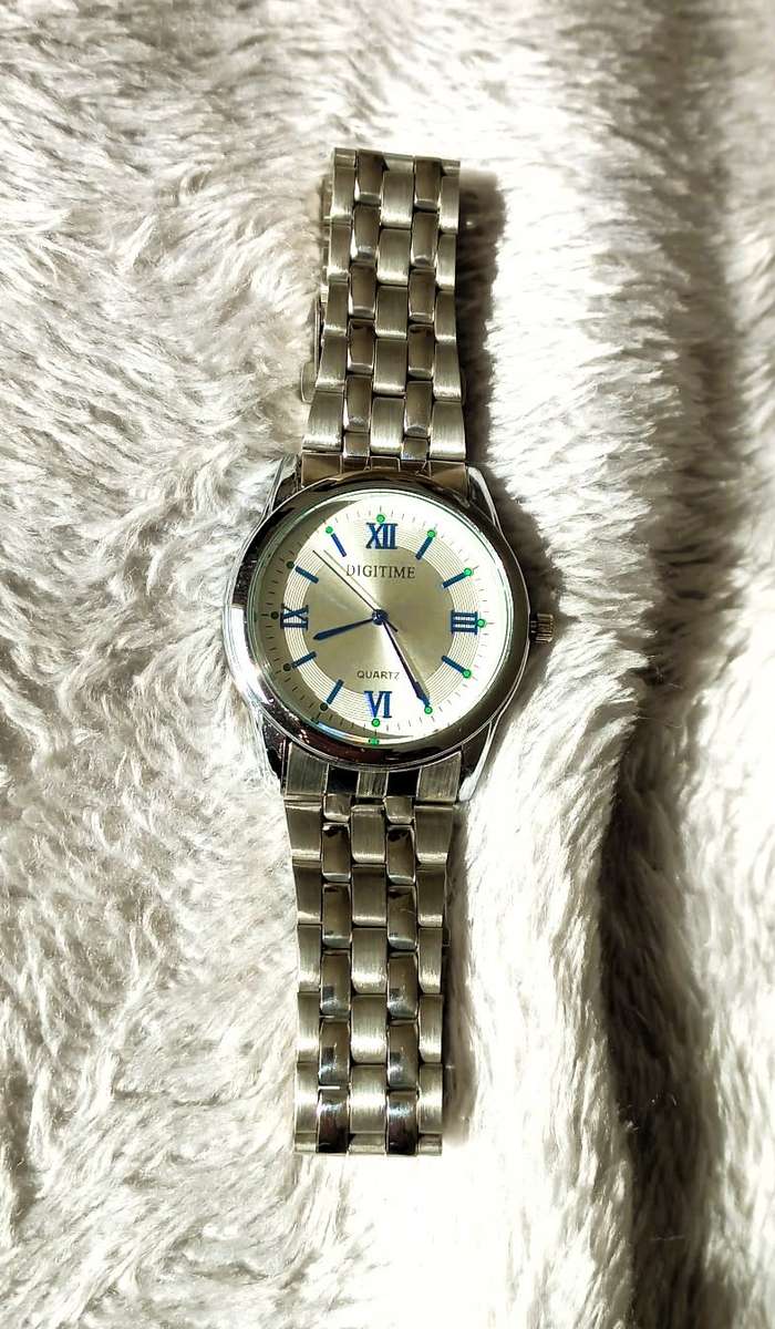 STAINLESS STEEL DIGITIME WATCH