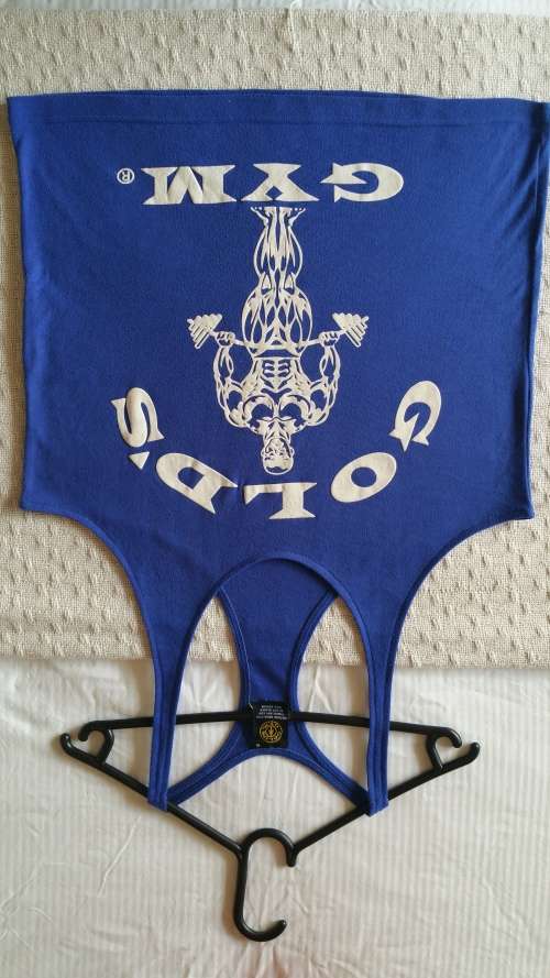 ***AKM - AUTHENTIC GOLD'S GYM PROFESSIONAL BODYBUILDING GYM VEST 100%COTTON***