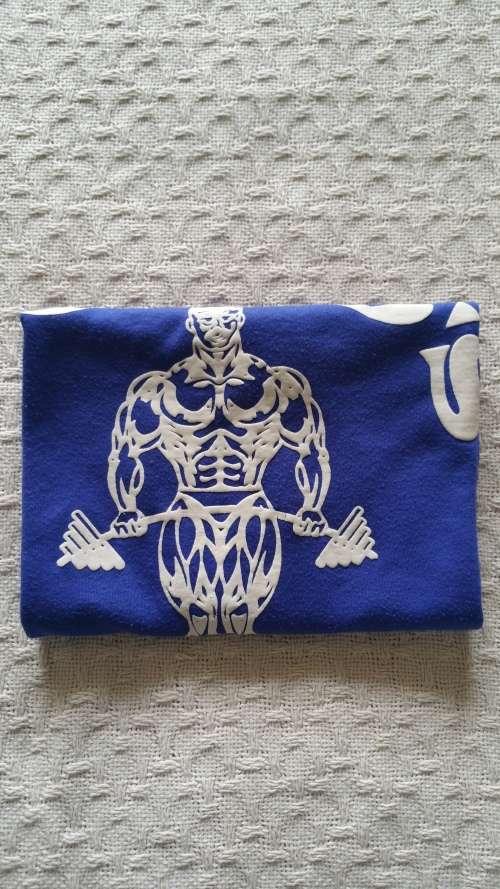 ***AKM - AUTHENTIC GOLD'S GYM PROFESSIONAL BODYBUILDING GYM VEST 100%COTTON***