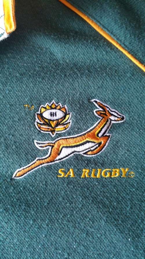***AKM - 2007 OFFICIAL SPRINGBOK RUGBY WORLD CUP JERSEY SOUTH AFRICA LICENSED***