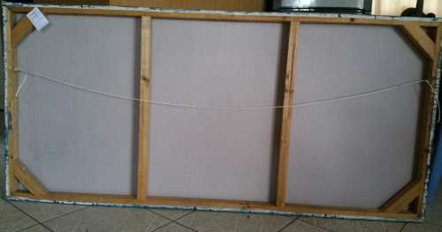 ***Allan Kuhnel - Original painting - BLUE NIGHT CITY - In the stillness before the awakening***