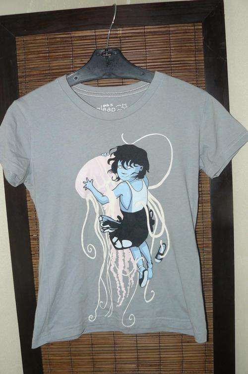 Springleap ladies jellyfish design tee - S