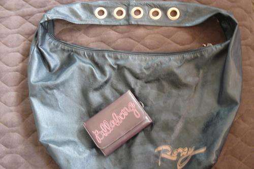 Roxy bag and billabong purse combo