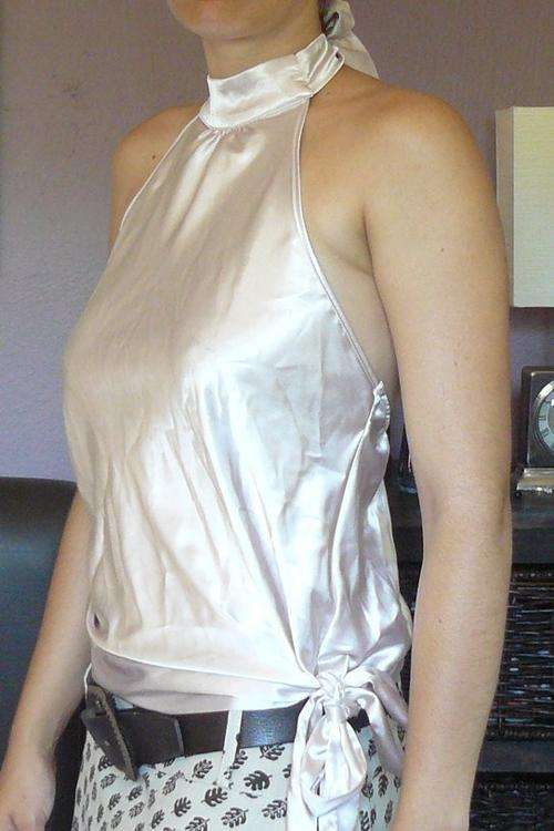 Silky halterneck - Size L