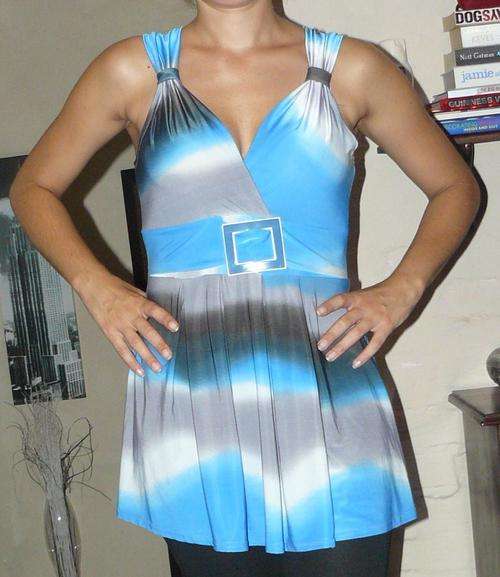 Blue long lenght top - L