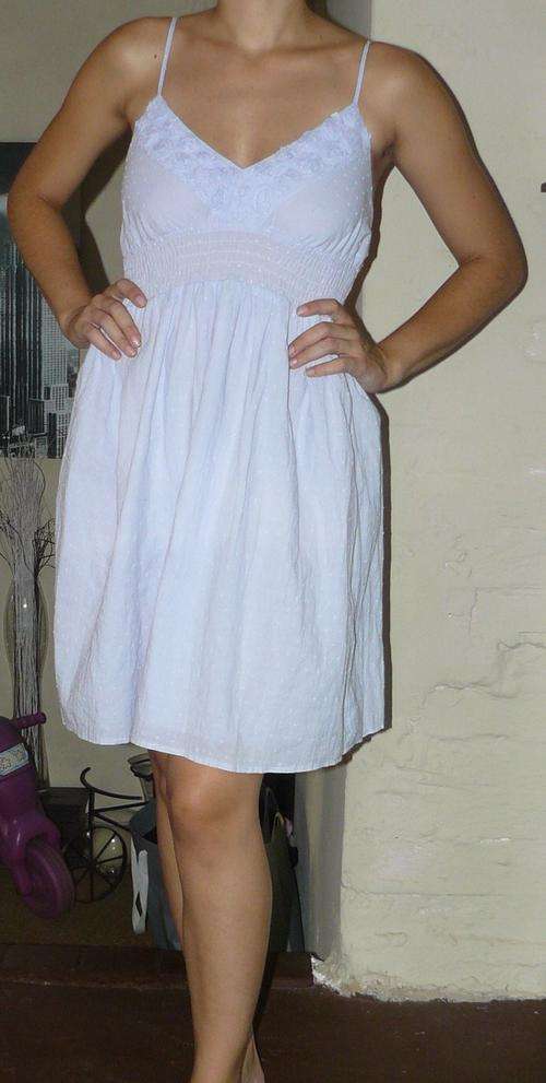 Lilac cotton summer dress - Size M