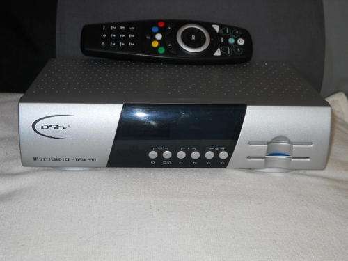 Multichoice DSTV decoder and remote.