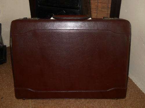 Genuine leather burgandy briefcase - NEVER BEEN USED!!