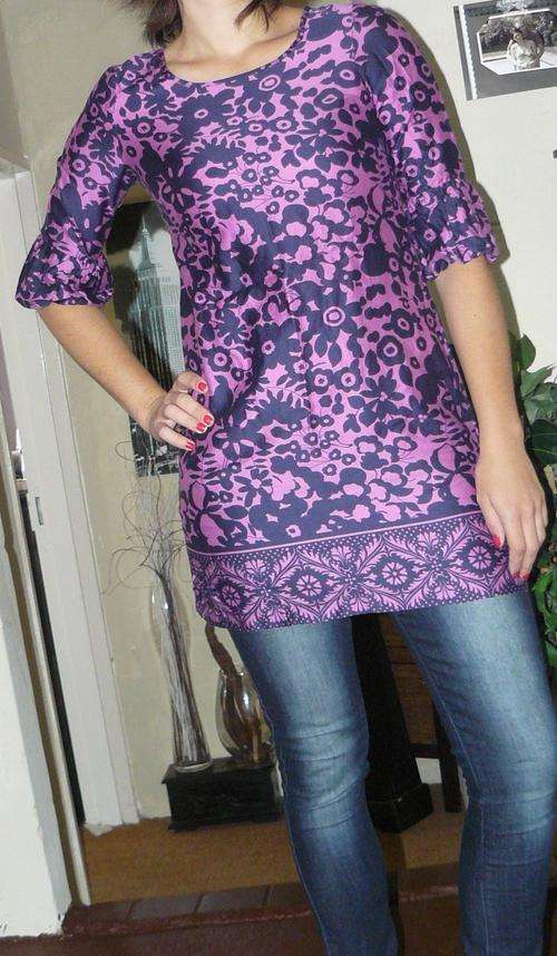 Boho chic dress/long top - ATMOSPHERE - size 8