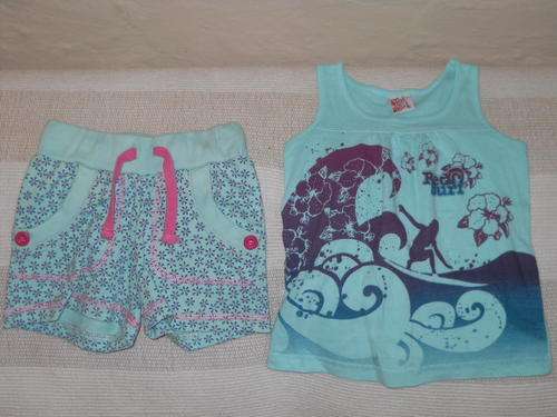 Girls vest and short set - 2-3 years