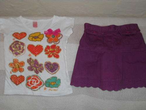 Shirt and skirt set - 2-3yrs