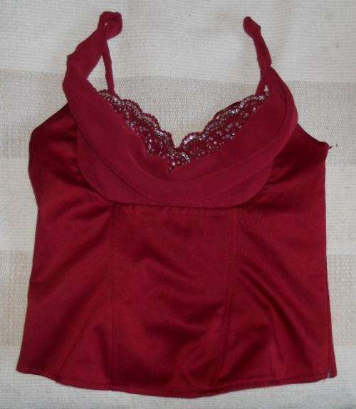 GORGEOUS corset style top - NEW LOOK UK - size 8