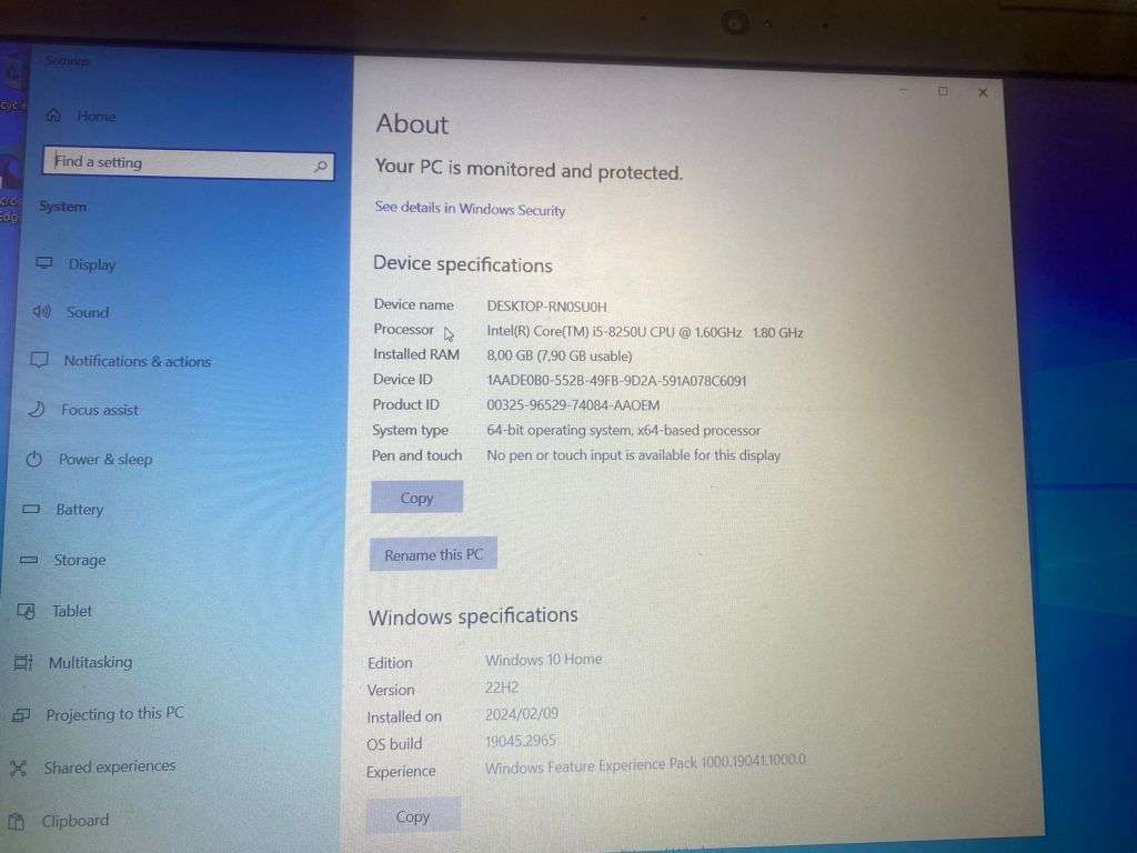 Dell Latitude 3590 Laptop i5 8th Generation