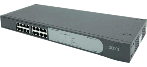 3COM 3C16470B-US BASELINE RJ45 ETHERNET 16 PORT 10/100 SWITCH NETWORK HUB BARGAIN