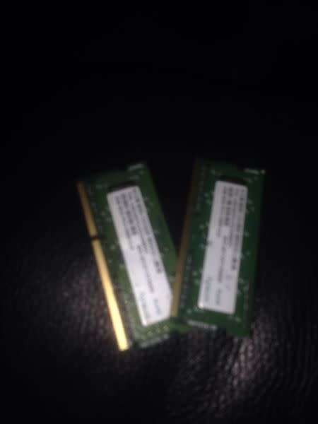 2 x 2GB DDR3 Laptop Ram 1600MHZ Bargain
