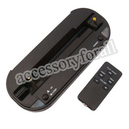 Audio Video Component Charger Dock Stand Remote Control for Sony PSP 2000 3000