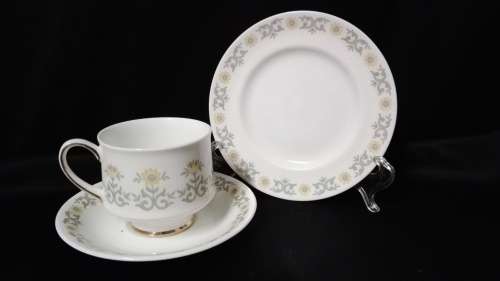 3 Paragon Fiona Tea cup trios with 3 extra side plates