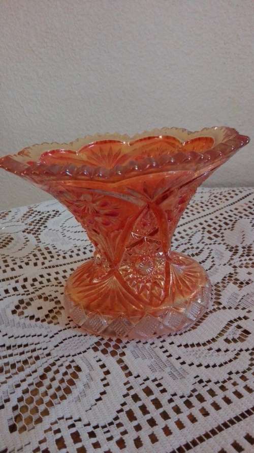 Carnival glass Punch bowl Base - Imperial Four Seventy Four