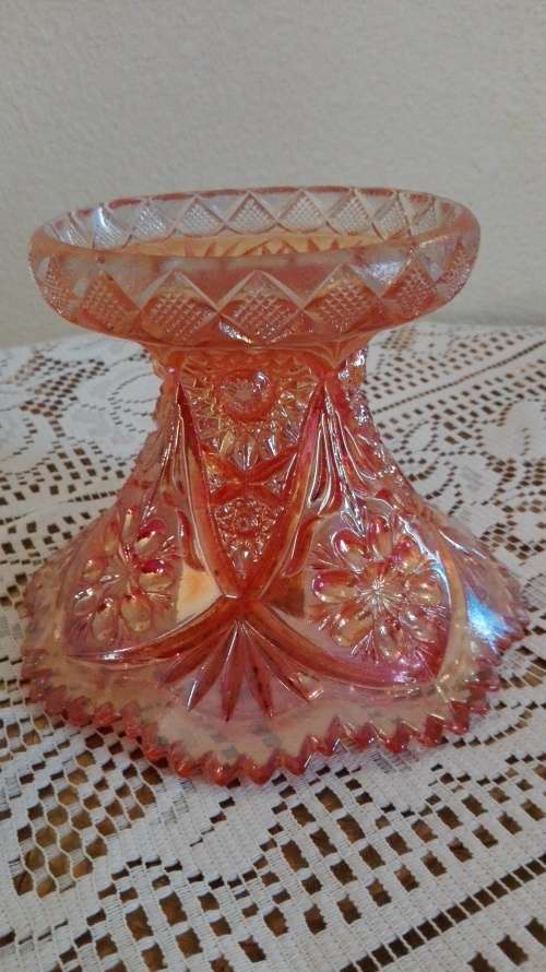 Carnival glass Punch bowl Base - Imperial Four Seventy Four
