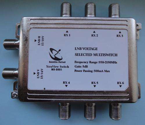 2x6 MultiSwitch  (XtraView)  for HD PVR