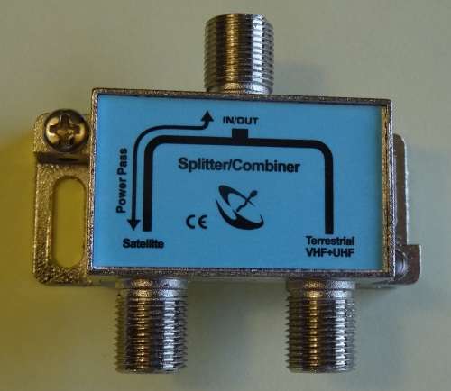 Diplexer  Combiner/Splitter Satellite and Terrestrial signals