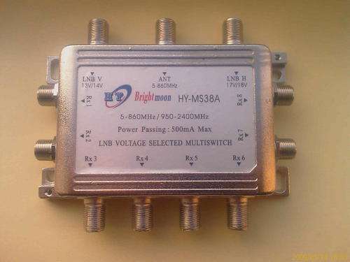 2 x 8 MultiSwitch for DSTV (with 1 terrestrial input)