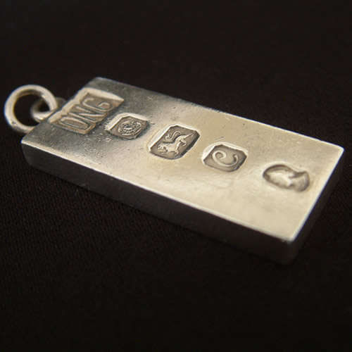 Hallmarked Sterling silver pendant bar