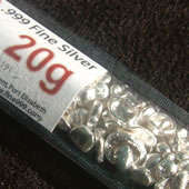 20g .999 Fine Silver Granules