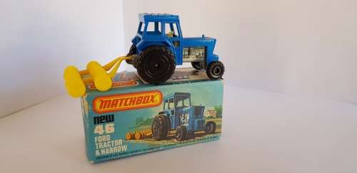 Matchbox 75 series Ford Tractor & Harrow no. 46