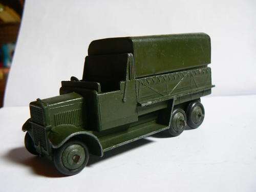 Dinky No.151b - Six Wheeled Covered Transport Wagon. - Matt Green