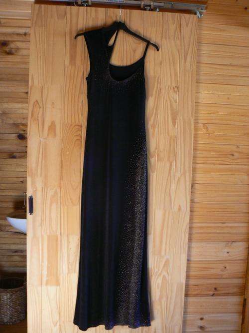 Ladies/womens formal dress black