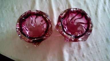 Murano Ashtrays - Pair