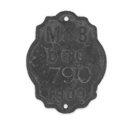 Dog Licence -1909