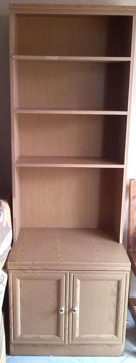 2 x Wooden display units