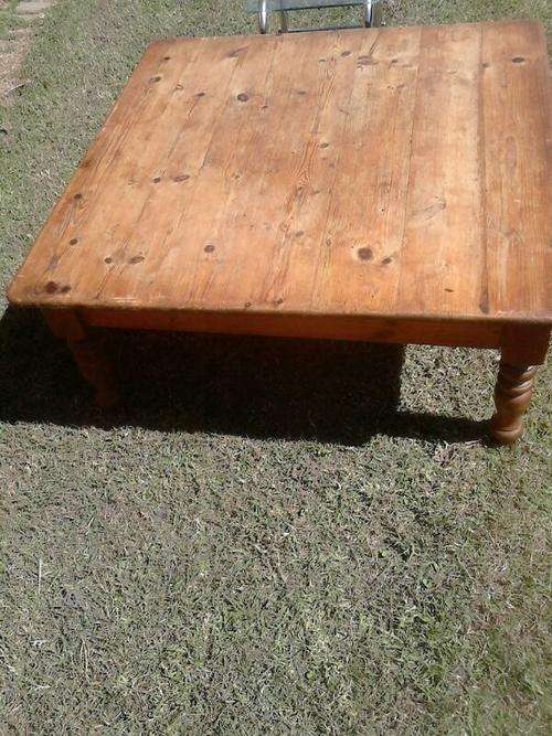 Solid wooden coffee table