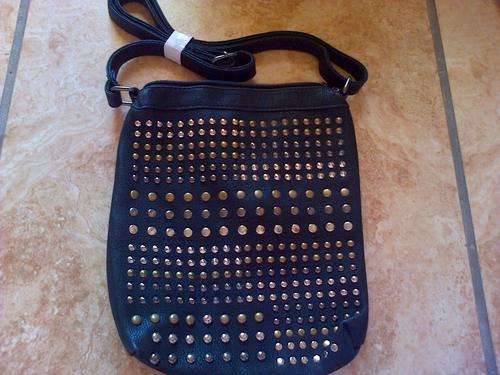 ***Black slingbag with bling****