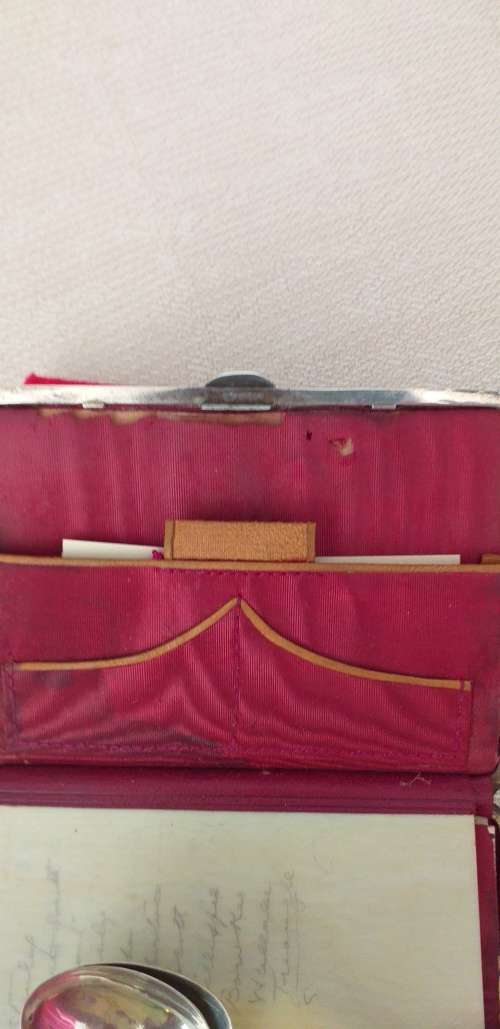 Antique Hallmarked Silver Reynolds Angels Aide Memoire - (Chester 1901) - (119g)