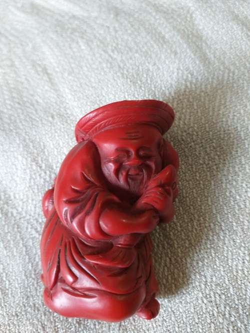 Chinese Old Man With Fish Snuff/Perfume Bottle