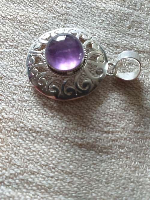 Genuine Amethyst Pendant