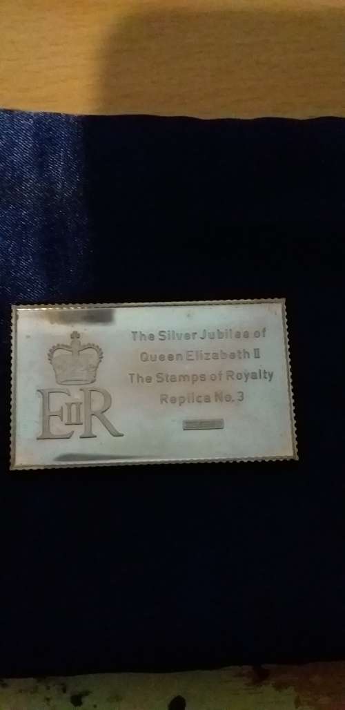 Boxed Set Of Solid Sterling Silver `Stamps OF Royalty` - (461.g)