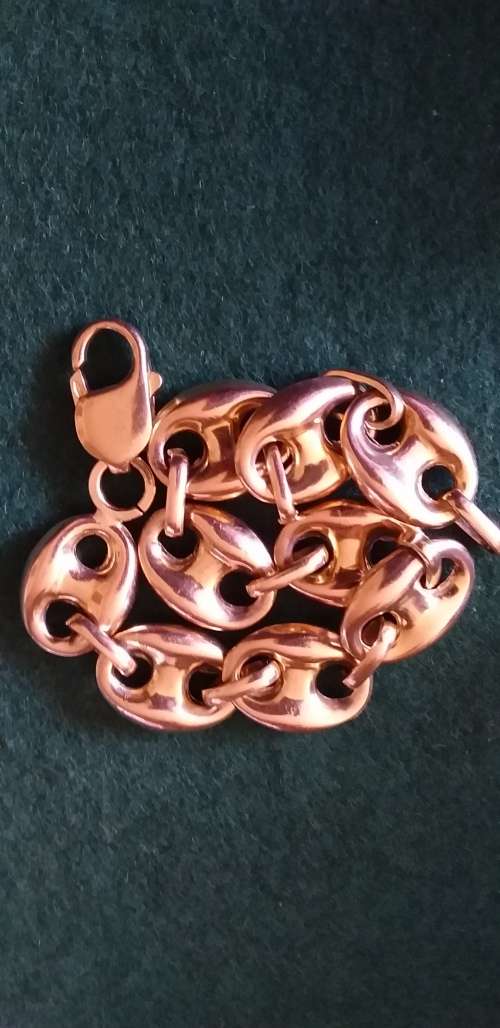 Vintage 9ct Gold `Gucci` Style Link Bracelet - (15.6g)
