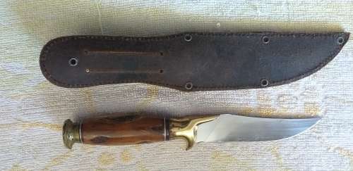 Traditional Cretan Knife Minotaur horn